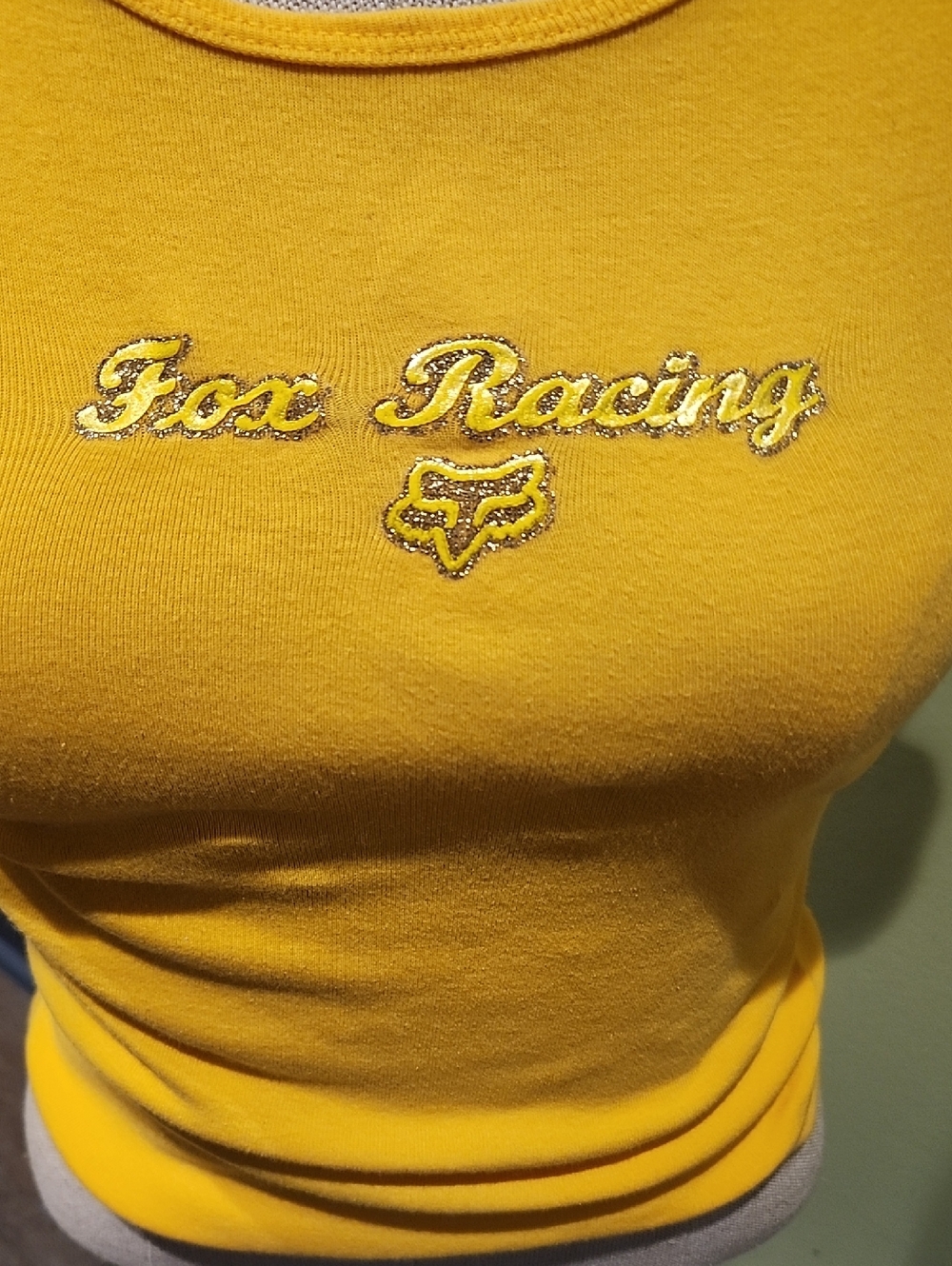 Fox Racing Women's Mustard Yellow Baby Tee